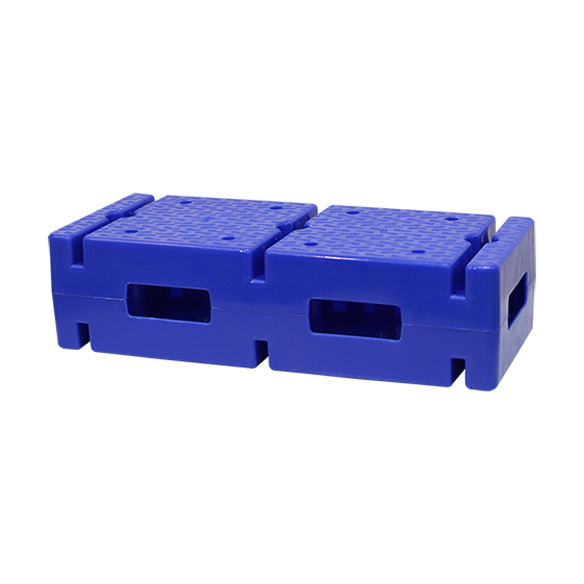 Bloc Pvc Avec Support Pour Poteau Et Anneau Bleu