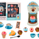Set Of Sweets Cafe Ice Cream Machine Cups Muffins