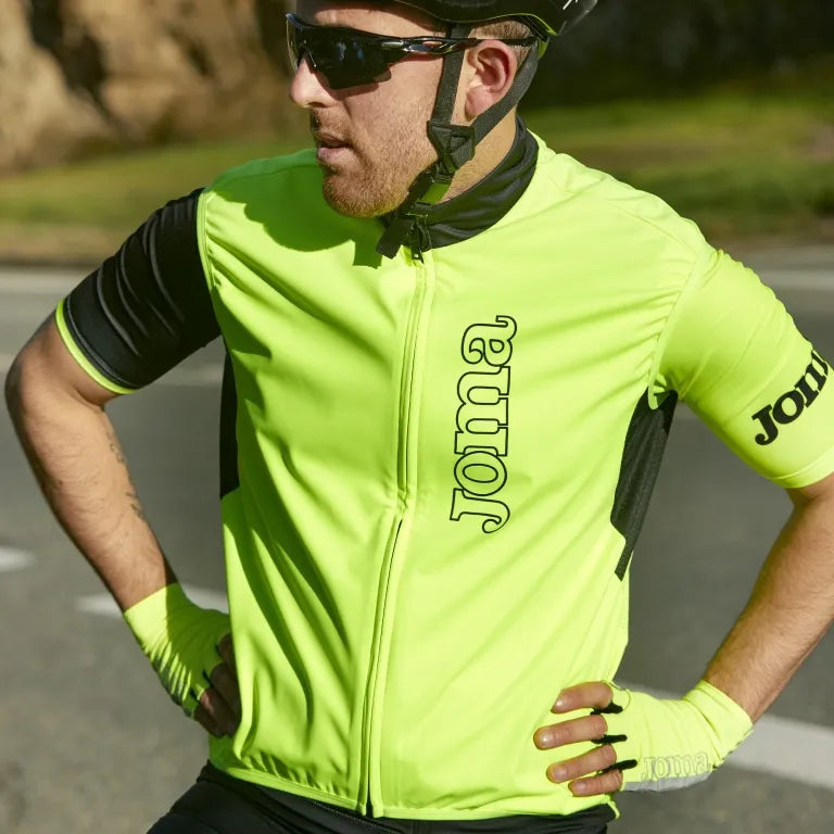 Vest rothaíochta joma vest fluor buí-dubh buí l