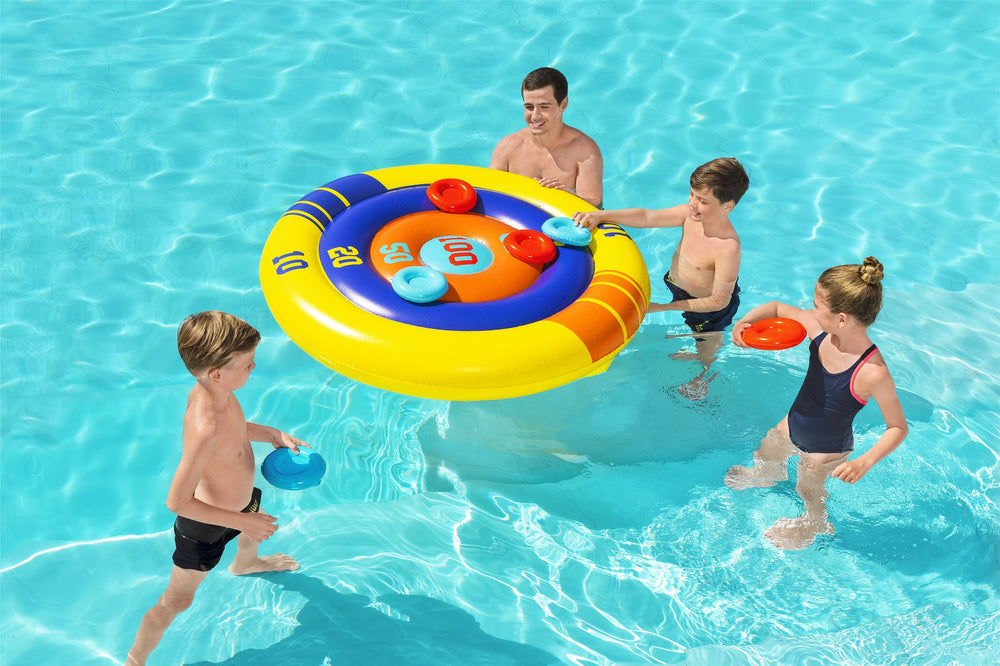 Inflatable Pool Game Arcade Shield Frisbee 140 Cm Bestway 52566