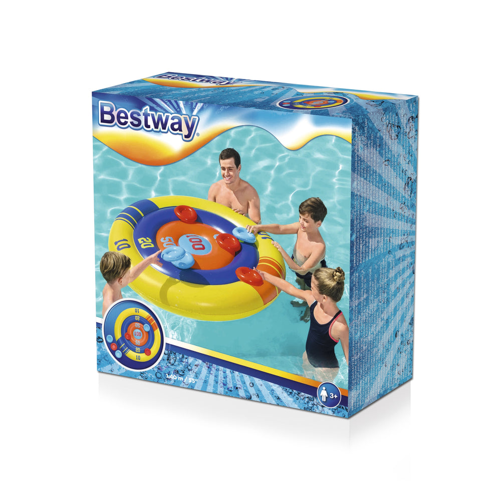 Inflatable Pool Game Arcade Shield Frisbee 140 Cm Bestway 52566