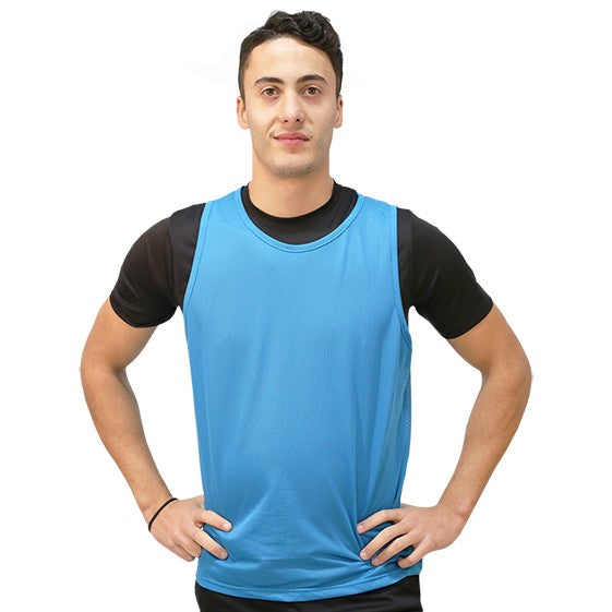 Gilet d'entraînement Softee unisexe bleu flúor