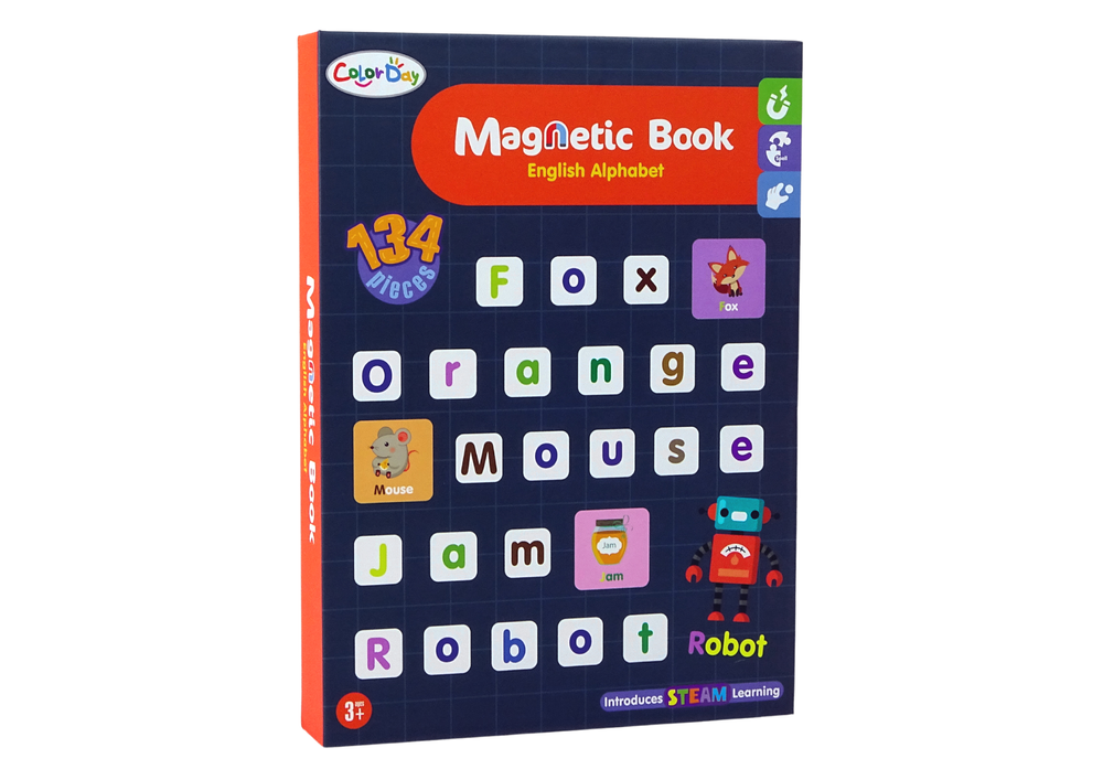 Libro de rompecabezas magnético Imágenes del alfabeto inglés
