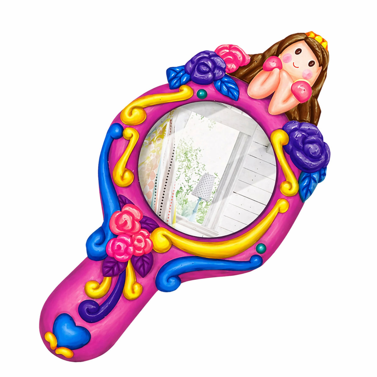 Set Of Creative Plastic Mirror Mold Plaster Paints
