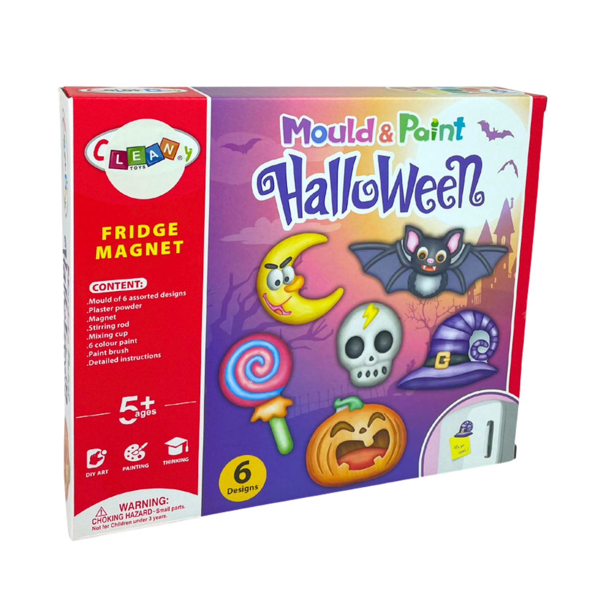 Diy Halloween Magnety Sadrové odliatky tekvica Kit