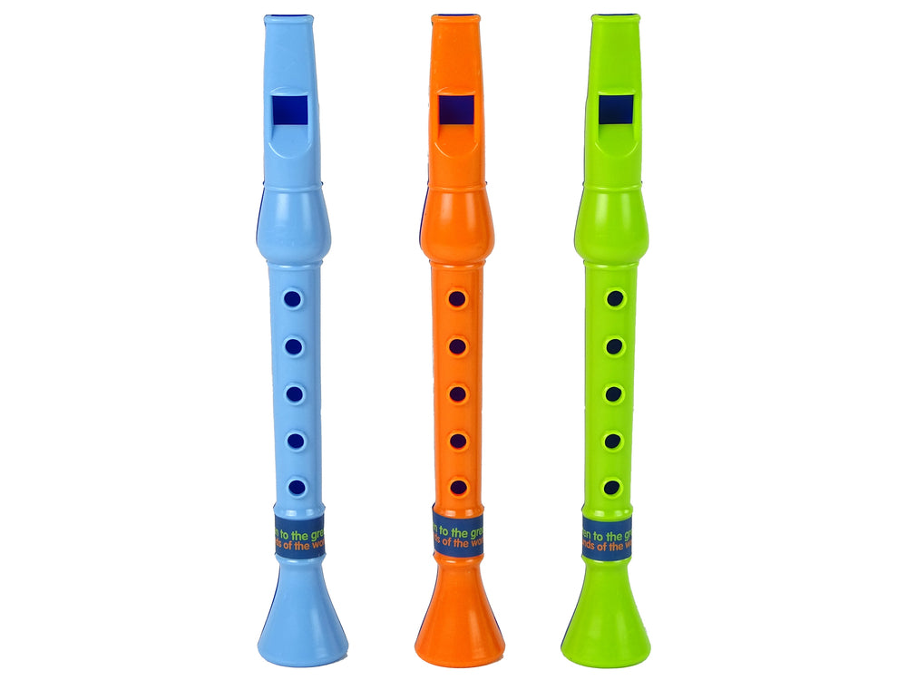 Set Of Three Flutes For Children Animals