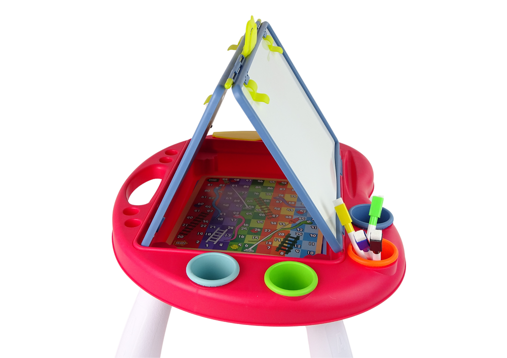 2in1 Chalkboard Table Snakes Chalkboard Scribbles Game