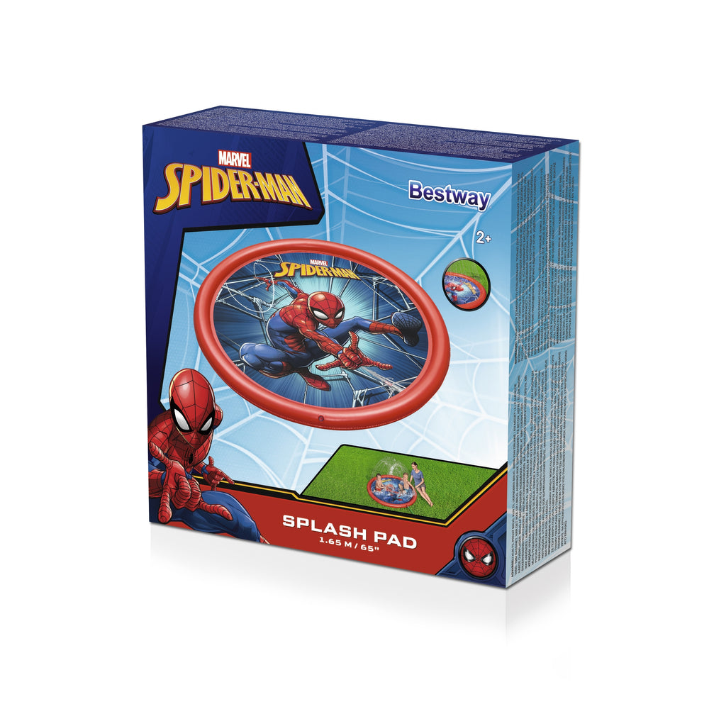 Inflatable Paddling Pool Mat With Fountain Spider-man 165 Cm Bestway 98792