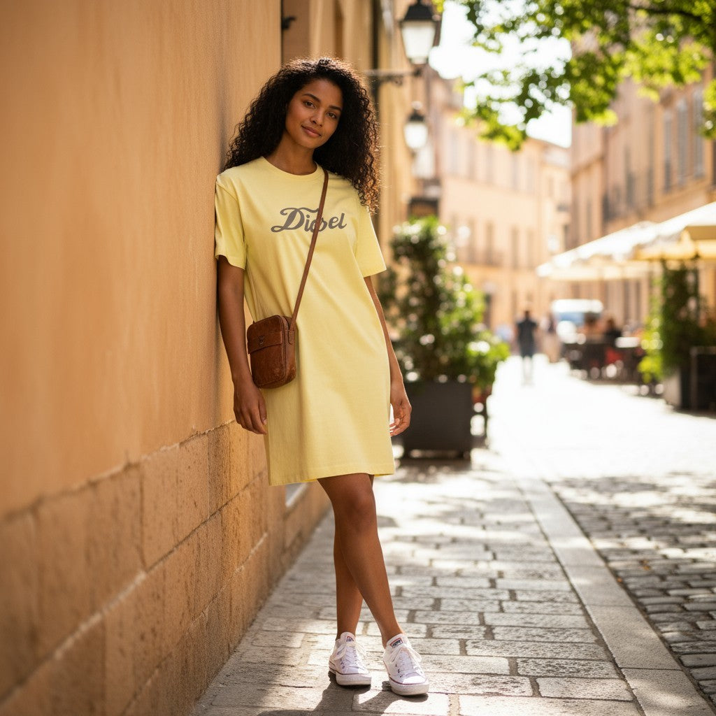 Diesel D-egor-new-ita Gúna Lá Tricot Muinchille Gearr Muinchille na mBan