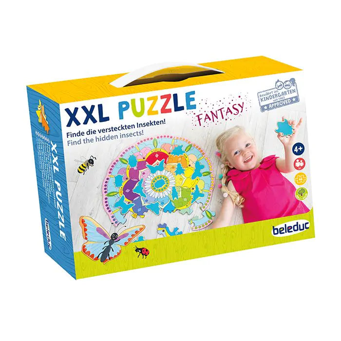 Dřevěné dětské hmyzí puzzle Beleduc