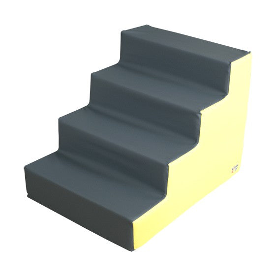 Figure Stairs Light Half 80 Long X 60 High X 60 Width Amarillo/Gris