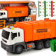 Rubbish Truck Friction Drive Sound Effects Orange 1:16 Segregation