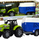 Tractor With Horse Trailer Sound Green Farm