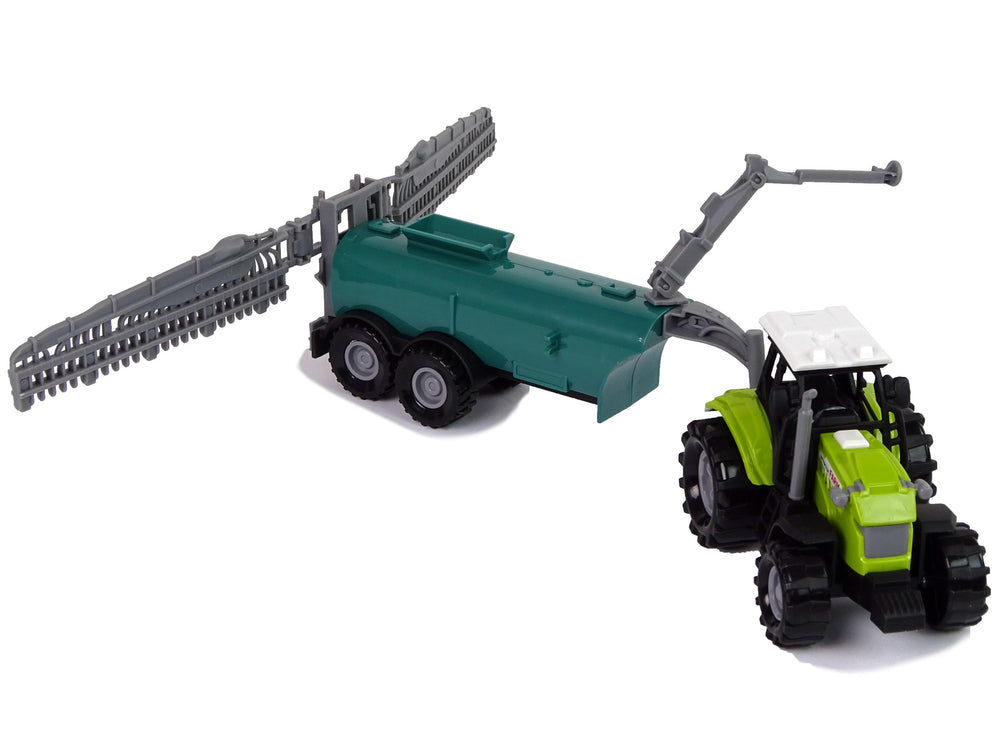 Farm Tractor With Sprayer Farm Sound Green