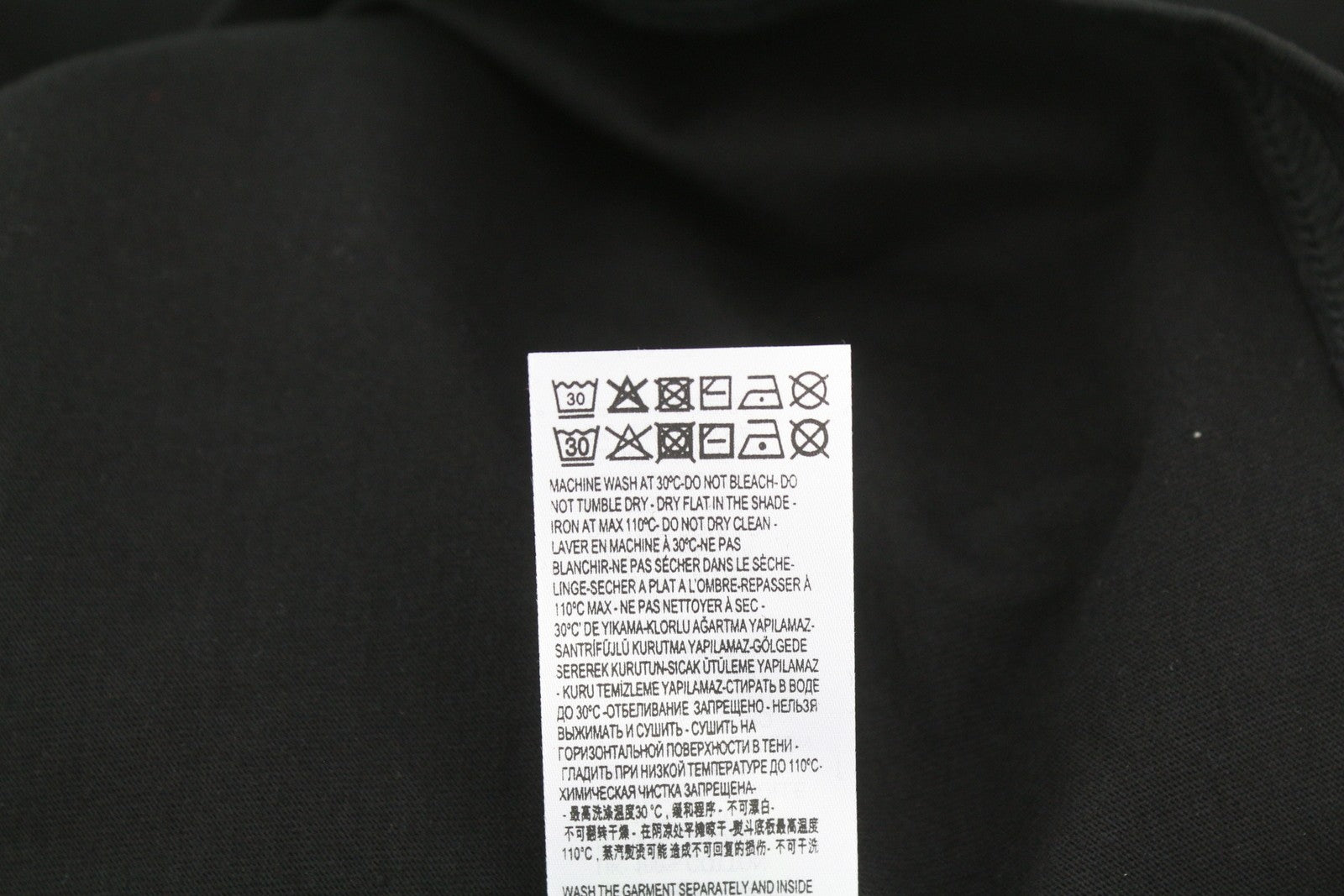 Pánské tričko Diesel T-diegos-b82 černé Stretch Tricot Crew Krátký rukáv