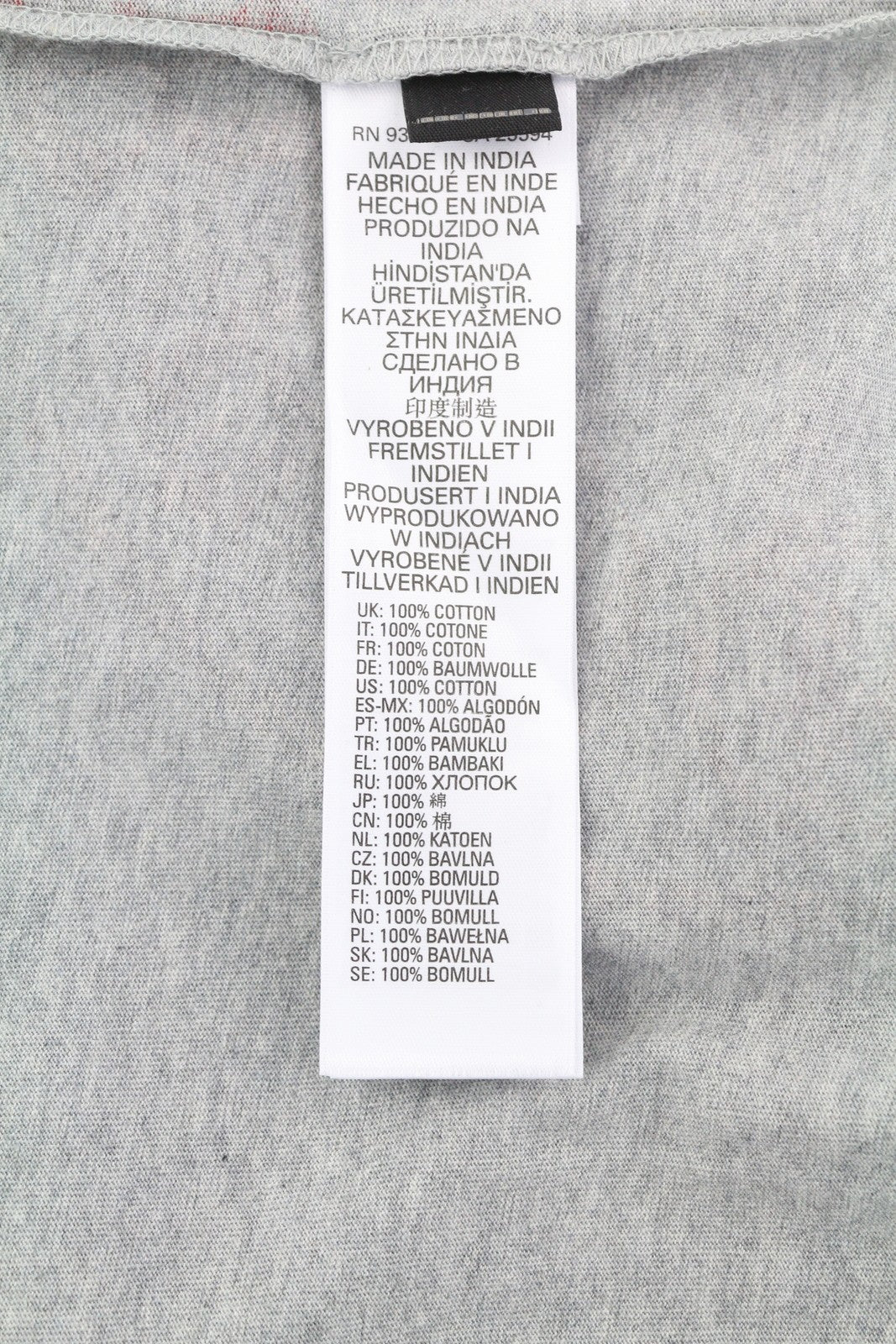 Diesel T-balm-b2 T-shirt hommegris mélange motif surdimensionné