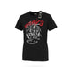 Diesel T-sily-b2 T-shirt da uomo girocollo in tricot elasticizzato nero