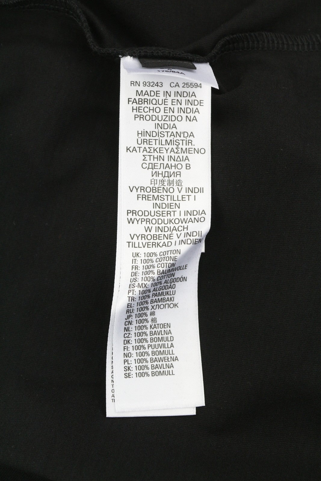 Pánské tričko Diesel T-sily-b2 černé Stretch Tricot Crew Collar