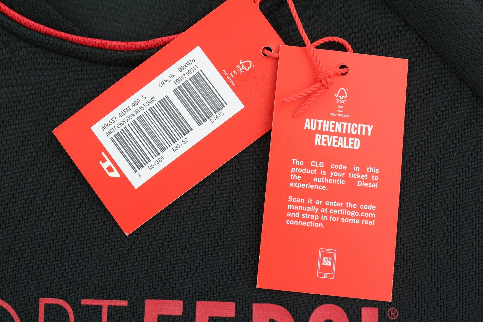 Pánske tričko Diesel Amtee-crossoon-wt15čierne 55dsl športový dres