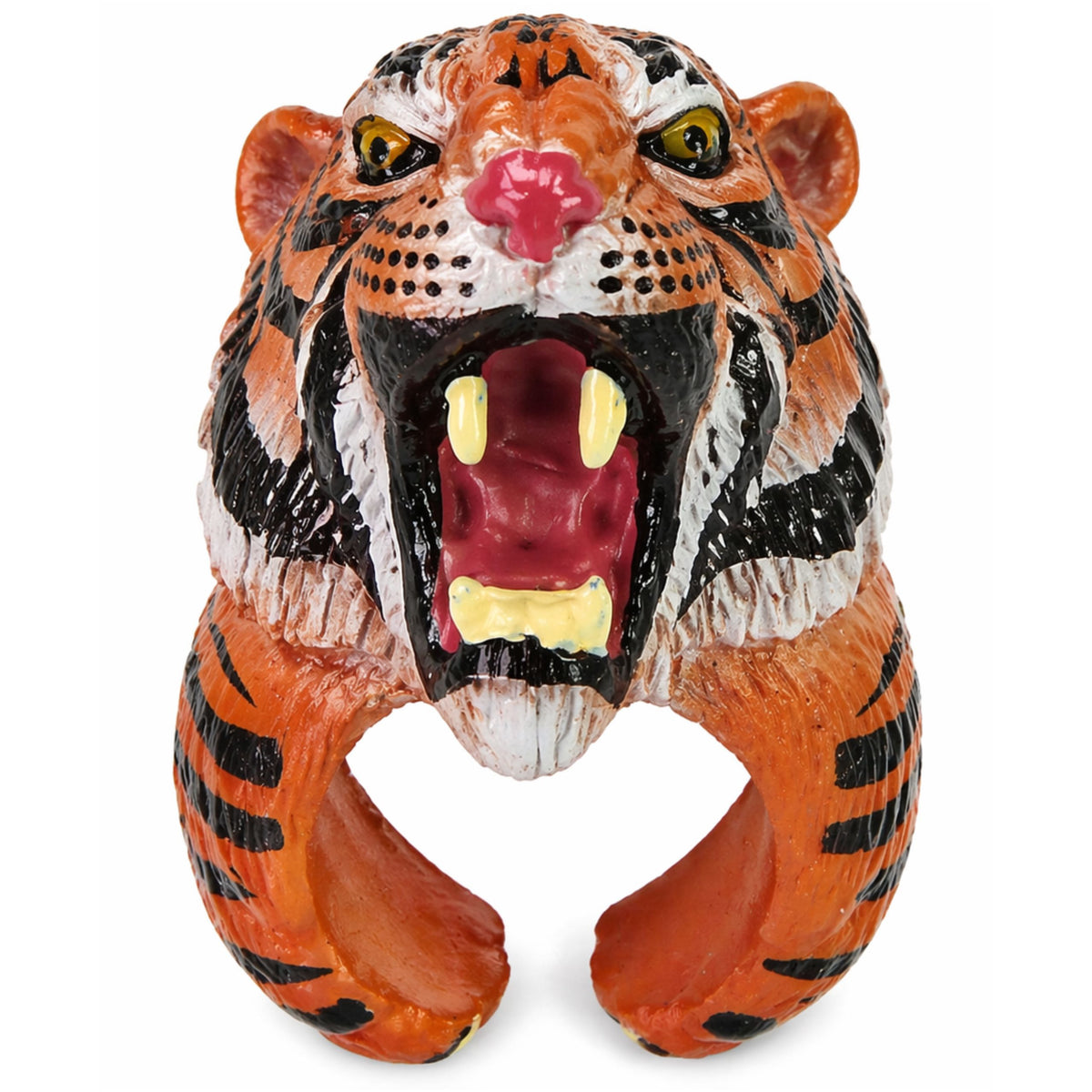 Ring On Hand Educational Animals Bengal Tiger