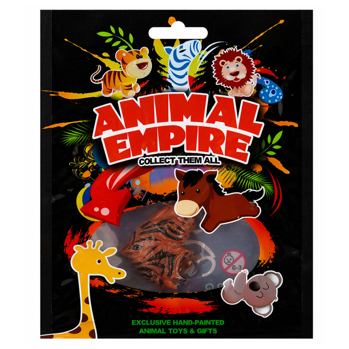 Ring On Hand Educational Animals Bengal Tiger