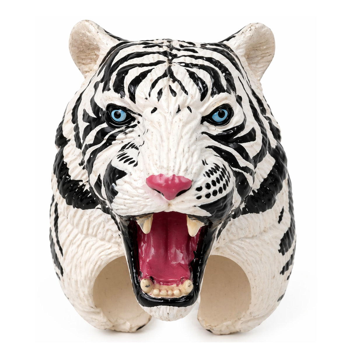 Hand Ring Educational Animals Tiger White