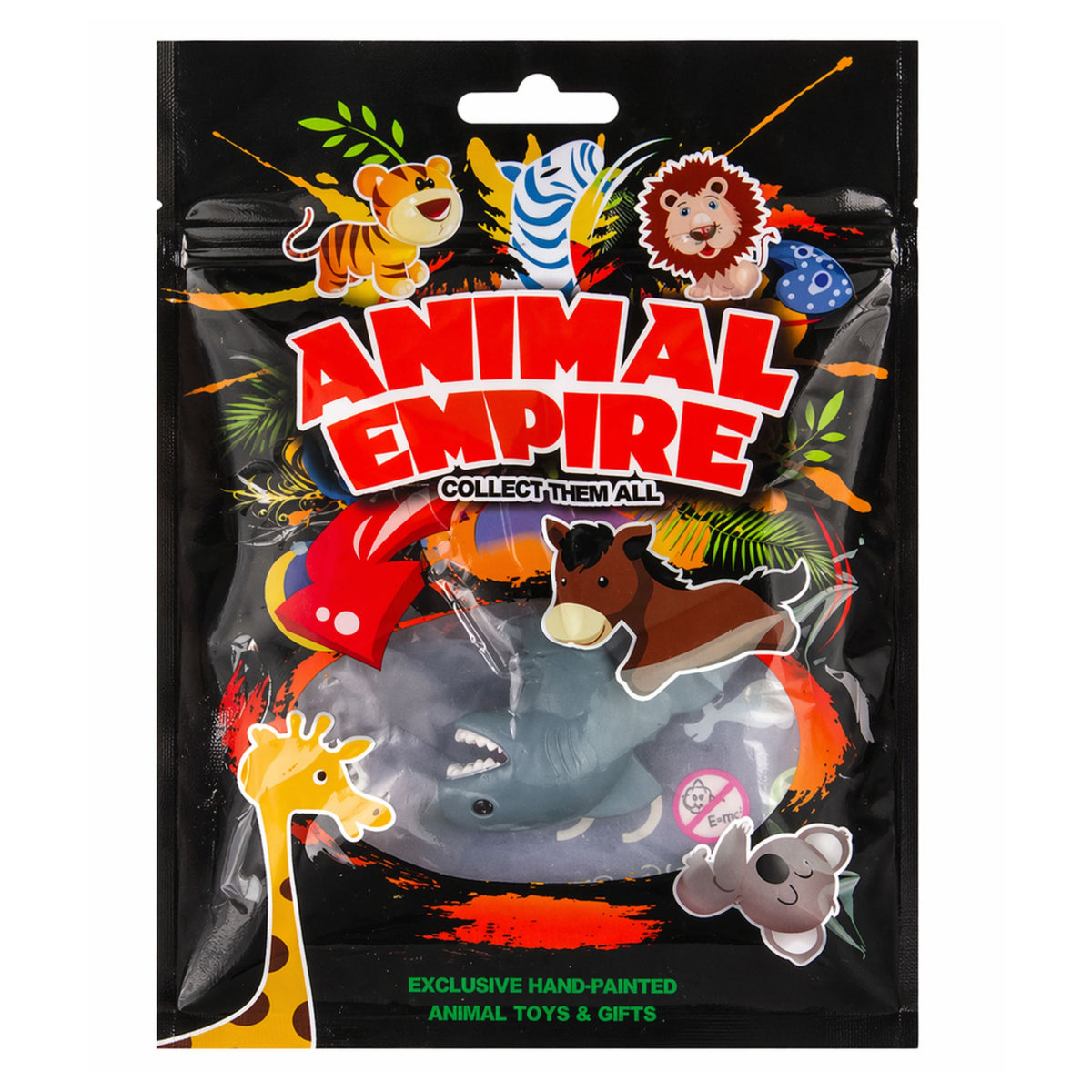 Ring On Hand Educational Animals Shark