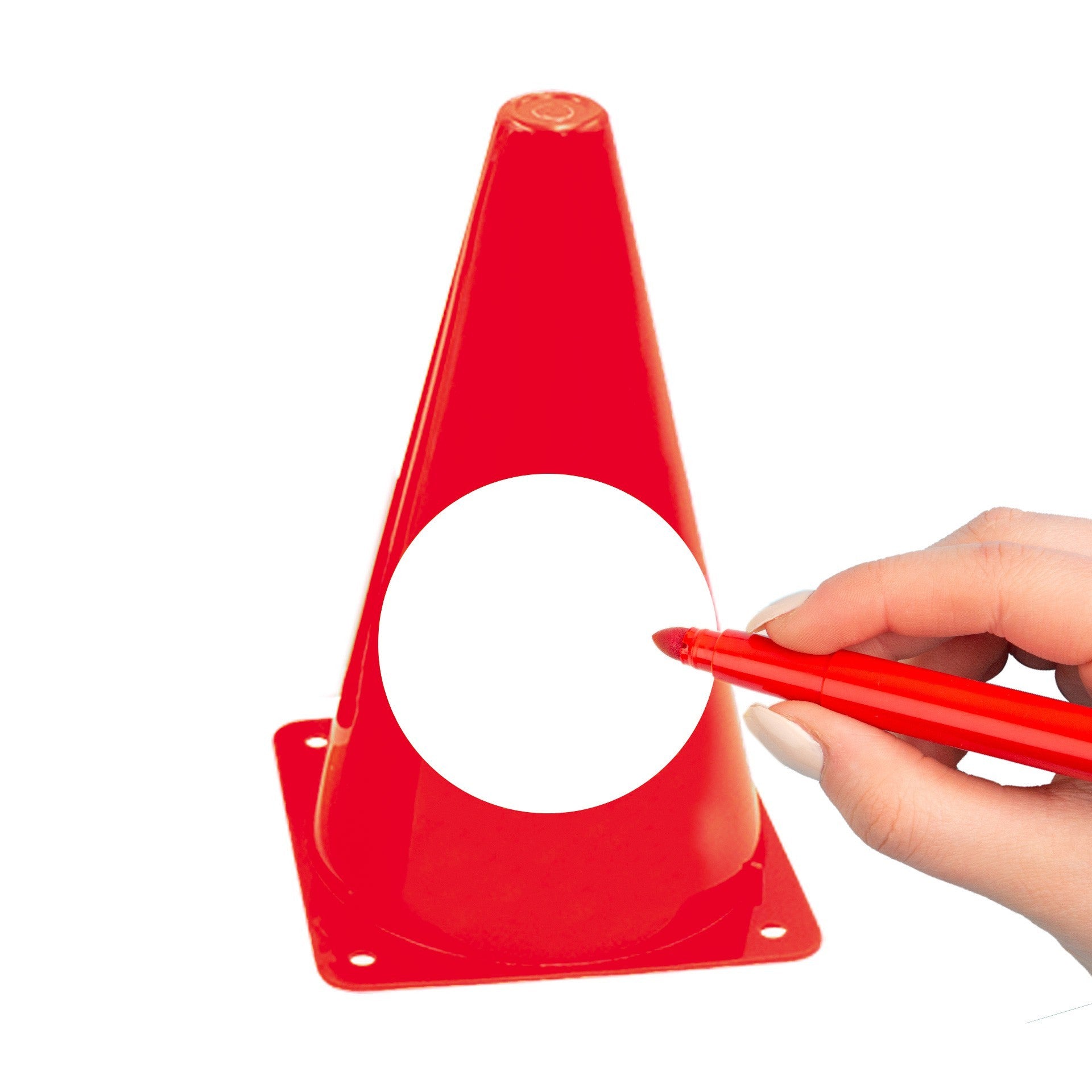 Circle Cone Rojo 23 Cm