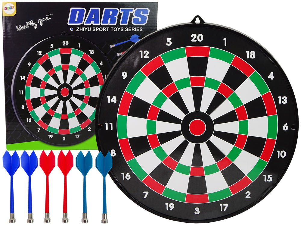 Dart Board With Magnetic Darts 6 Pieces