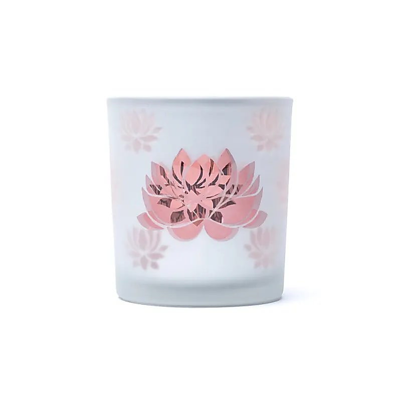 Suport pentru lumanari Lotus mat/metalic -- 73x8 cm Set 2 buc - 7,3x8 cm Set 2 buc