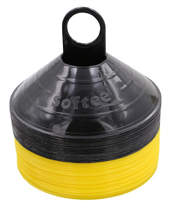 Set De Marqueurs Cône Softee Noir/Jaune Fluor