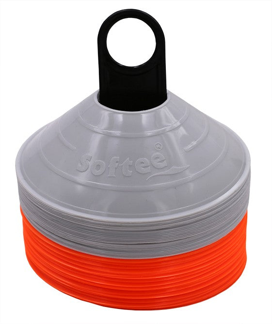 Комплект маркери Cone Softee Gris/Naranja Flúor