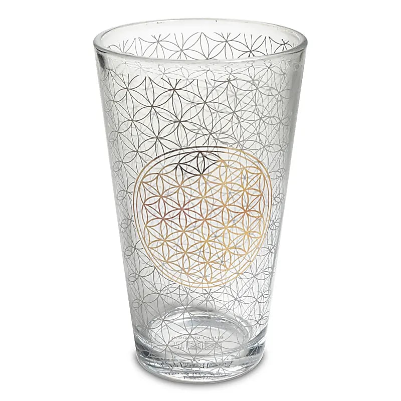 Sklenice na pití Flower Of Life -- balení 2 ks - 480 ml