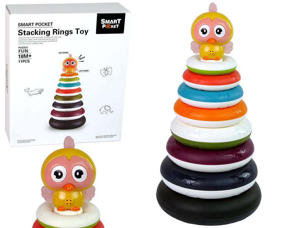 Educational Pyramid With Hoops Duckie Wheel