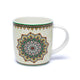 Thee-ei mok Mandala Groen -- Verpakking van 2 stuks - ±400 Ml