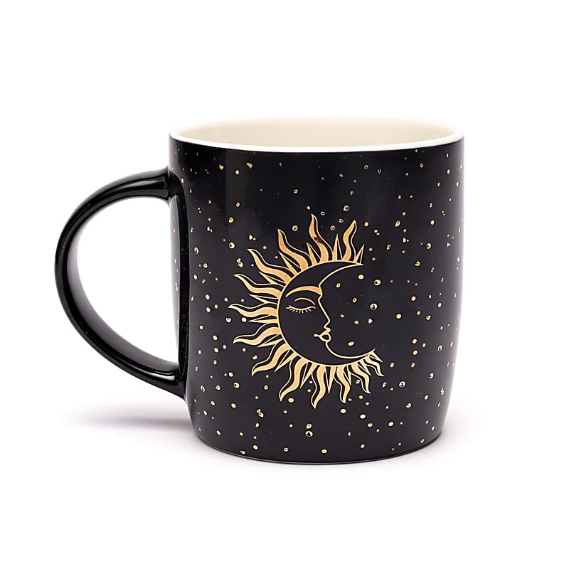 Mugg Sol & Måne - ±400 ml Paket med 2 st