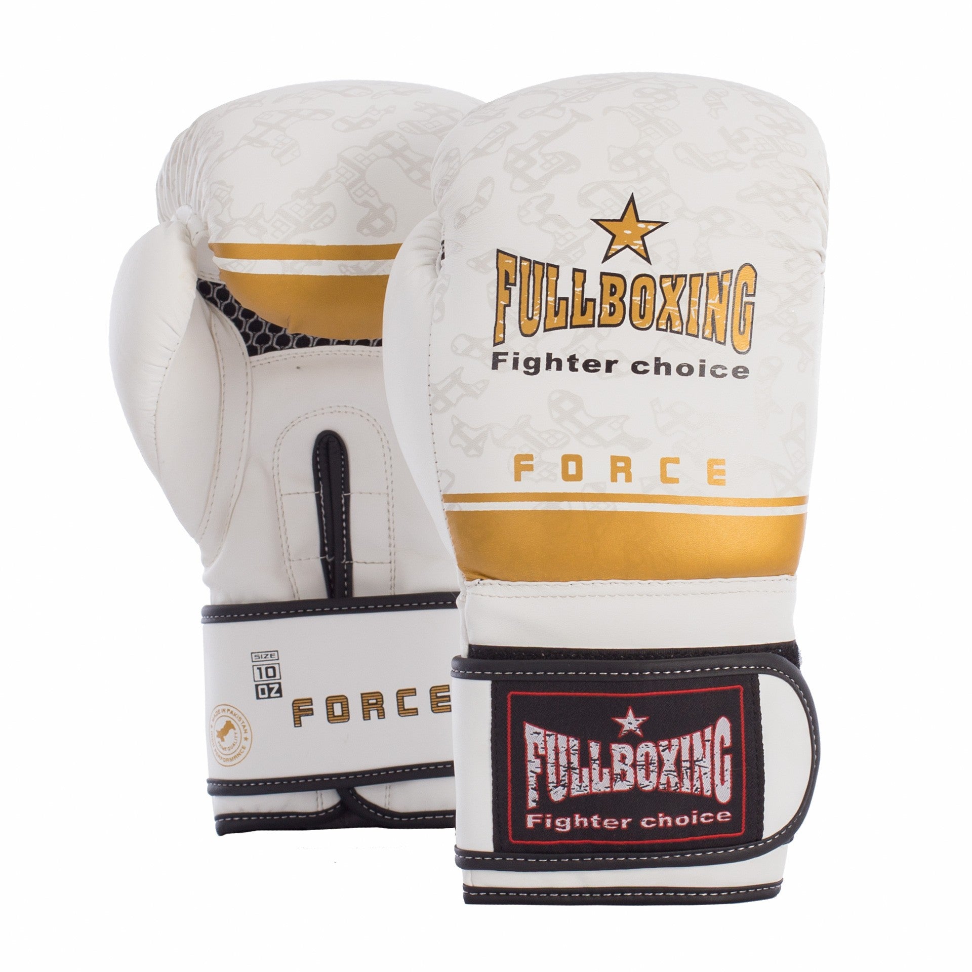 Boxningshandskar Fullboxing Force White 10 Oz