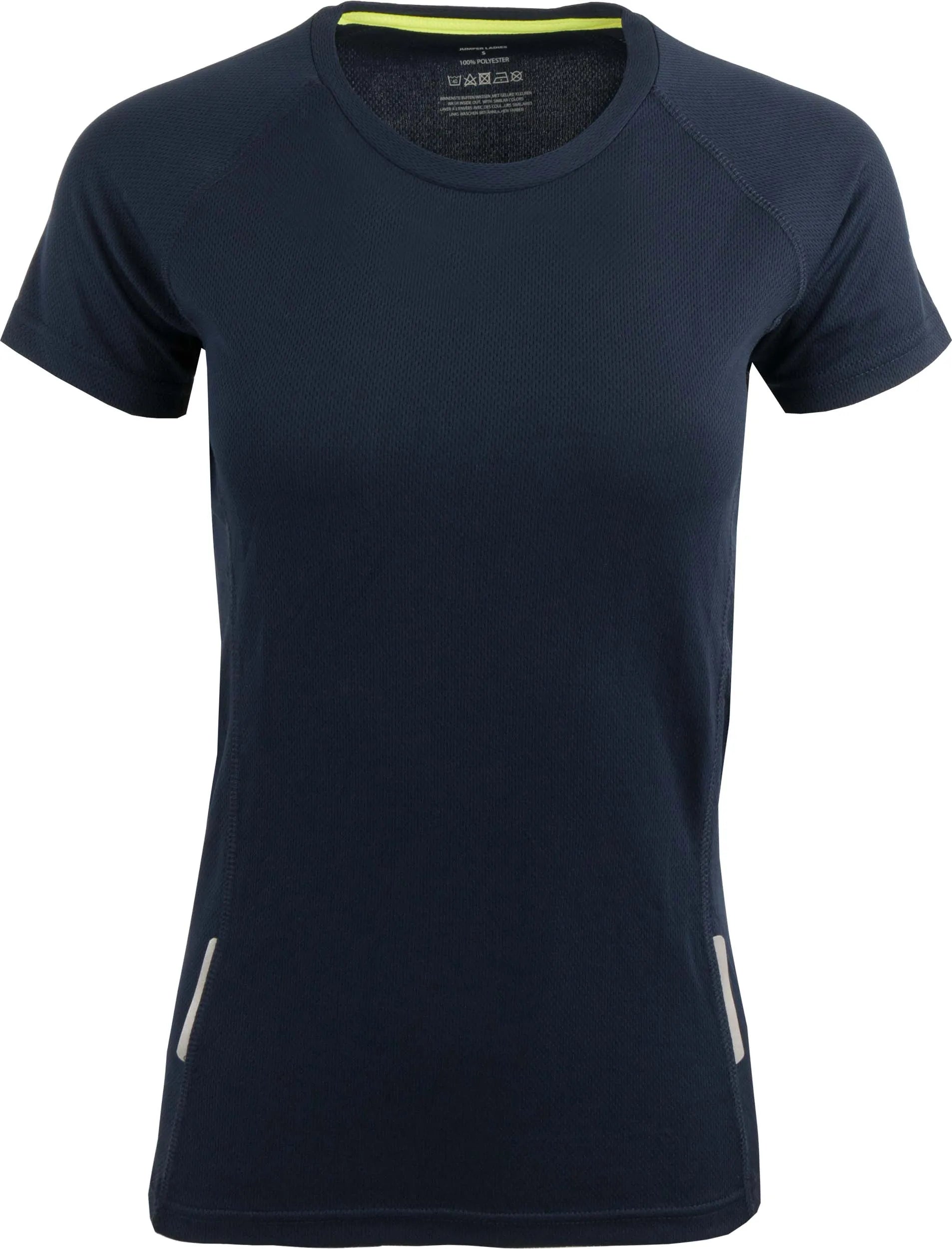 T-shirt sportiva maglione da donna blu navy