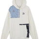 Дамски суичър Puma Paisley Hoody Бяло-черно-синьо Бяло