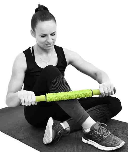 Massagestab Rollsoft Lifefit 53x4,5cm Grün