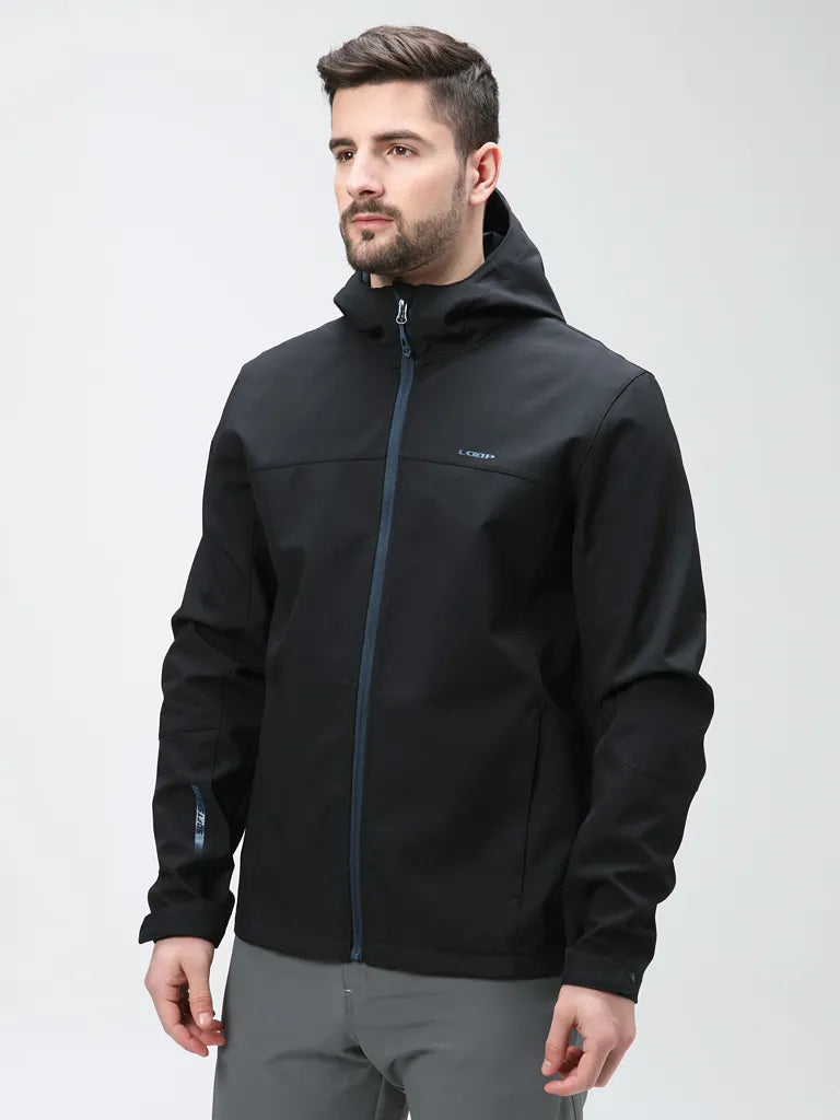 Pánska softshellová bunda Loap Lador Black 2xl