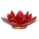 Lotus Atmospheric Light Chakra 1 Червена златна облицовка - 13,5 см