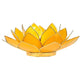 Lotus Atmospheric Light Yellow Chakra 3 Gold Trim - 13,5 см