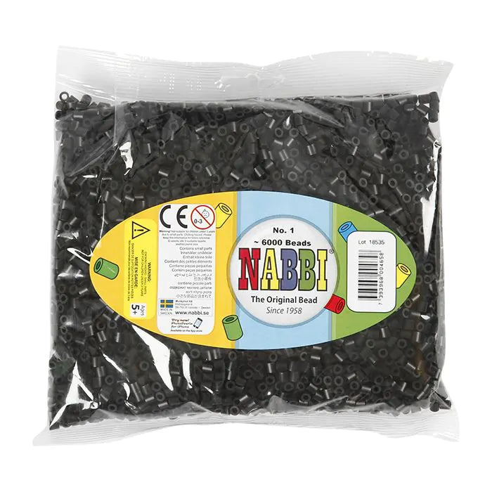 Iron-on Beads Black 6000 Pcs