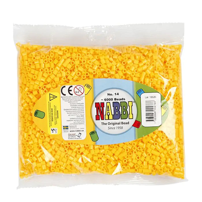 Yellow Iron-on Beads 6000 Pieces