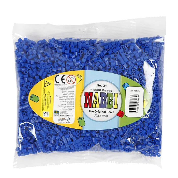 Blue Iron-on Beads 6000 Pieces