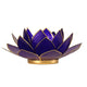 Lotus Atmospheric Light 6th Chakra Indigo Gold Trim - 13,5 cm