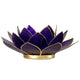 Lotus Atmospheric Light Chakra 7 Violet Gold Trim - 13,5 см