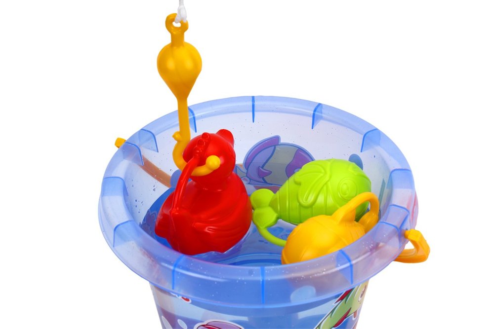 Set da pesca. Secchio. Asta. Sabbiera 7624