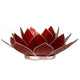 Lotus Atmospheric Light Chakra 1 Червена сребърна облицовка - 13,5 см